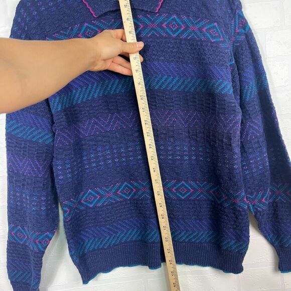 Vintage womens Knit Sweater Size Large - Picture 6 of 12
